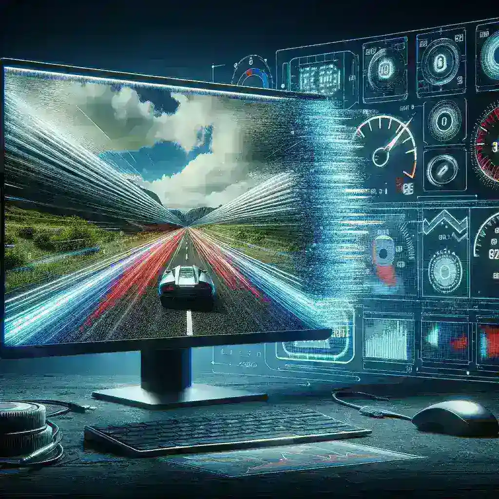 "High frame rate comparison of online video streaming, illustrating the difference between 30fps and 60fps for smoother playback experience in digital content."